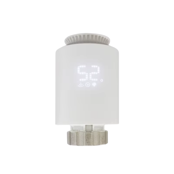 Vanne de radiateur thermostatique intelligente Tuya ZigBee 2,4 GHz, contrôle par application, compatible avec Alexa et Google Home, programmation 1
