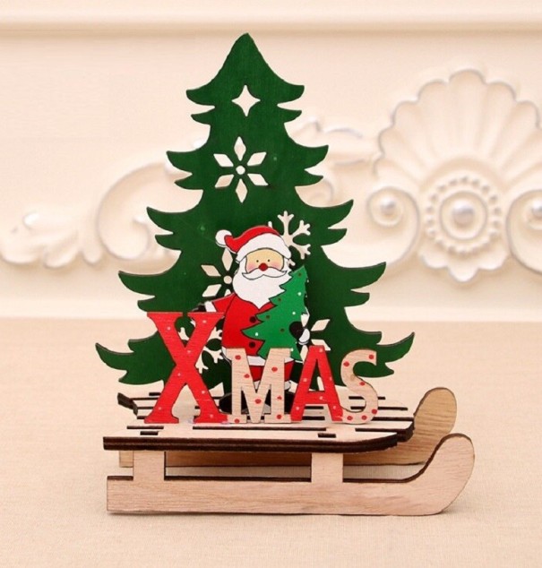 Vánoční dřevěná dekorace Xmas 2