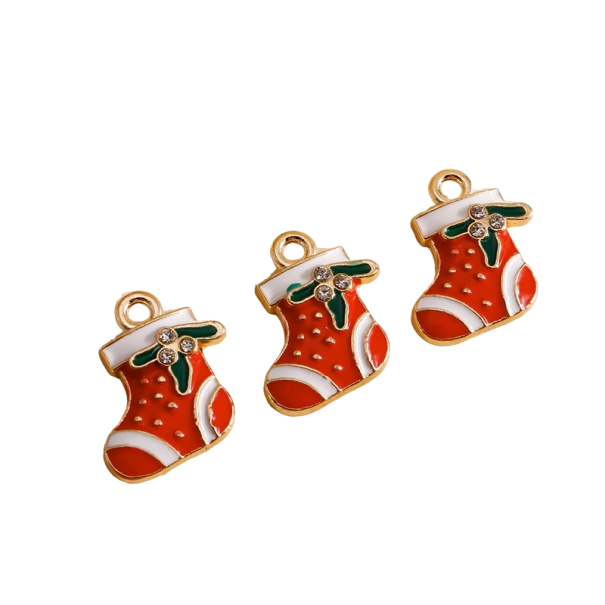 Vánoční přívěsek na náramek 10 ks N994 2