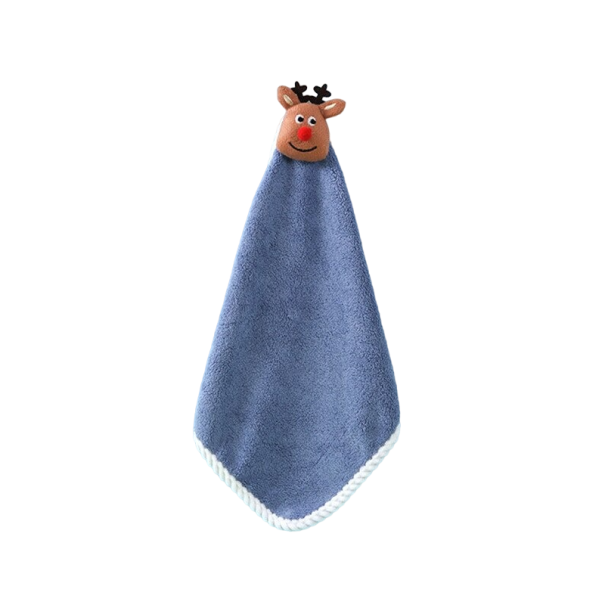 Vánoční ručník 30 cm modrá