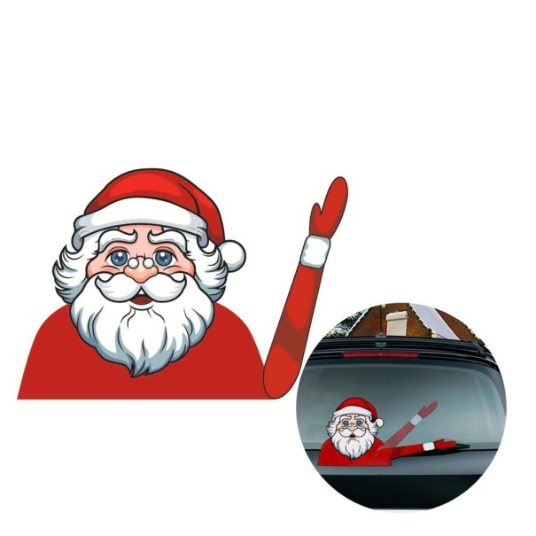 Vánoční samolepka na auto 2