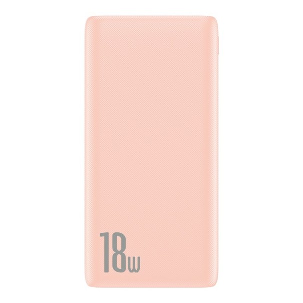Varavirtalähde 18W PD 10000 mAh vaaleanpunainen