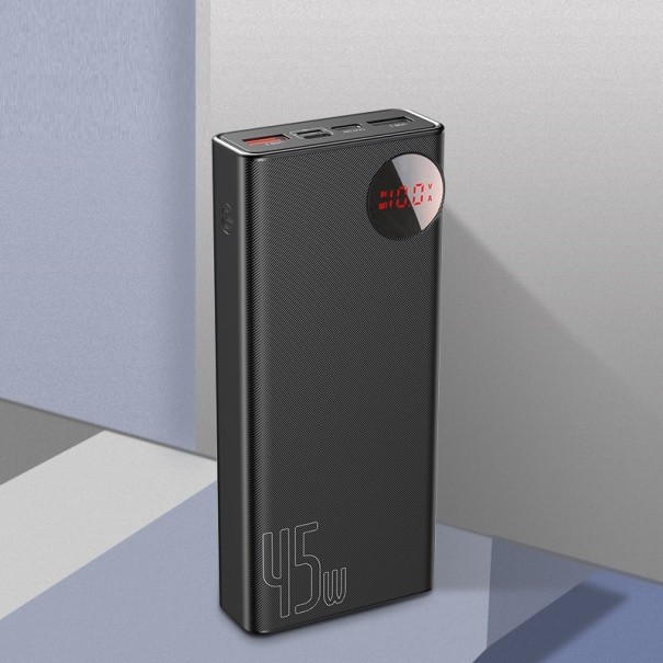 Varavirtalähde 45 W (QC3.0 + PD3.0) 20000 mAh musta