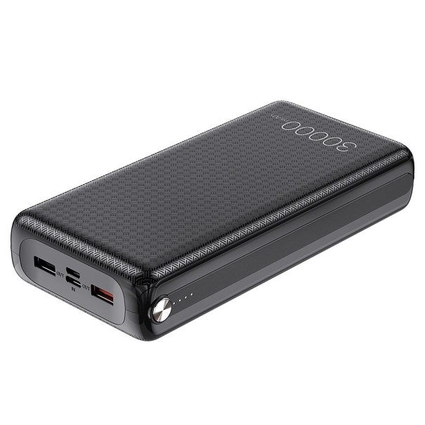 Varavirtalähde QC 3.0 PD 30000 mAh musta