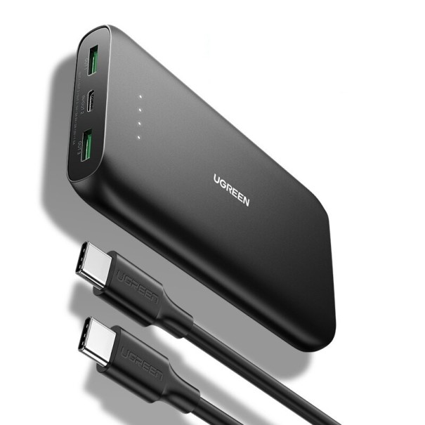 Varavirtalähde QC3.0 + PD 20000mAh 2