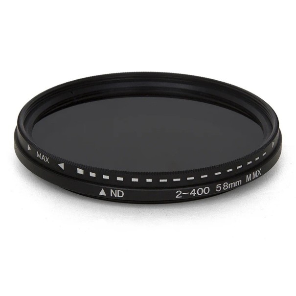 Variabler ND-Filter, 46 mm, ND2 bis ND400, einstellbarer Neutraldichte-Dimmfilter für Objektive, Kamera, Fotozubehör 1