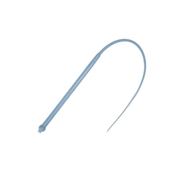 Varinha de brincar para gatos Cauda de Rato 77 cm Varinha de silicone para gatos Brinquedo interativo para gatos Cauda de rato realista azul