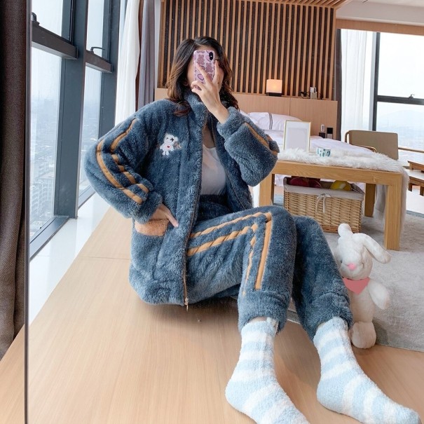 Varm pyjamas för kvinnor P2923 M 4