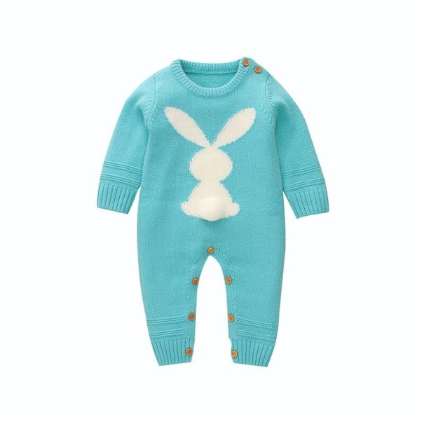 Varme babyoveralls T2591 turkis 0-3 måneder