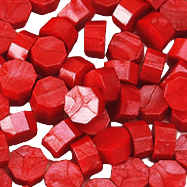 Vasco de selagem granulada 200 pcs Vasco de selagem colorido vermelho escuro