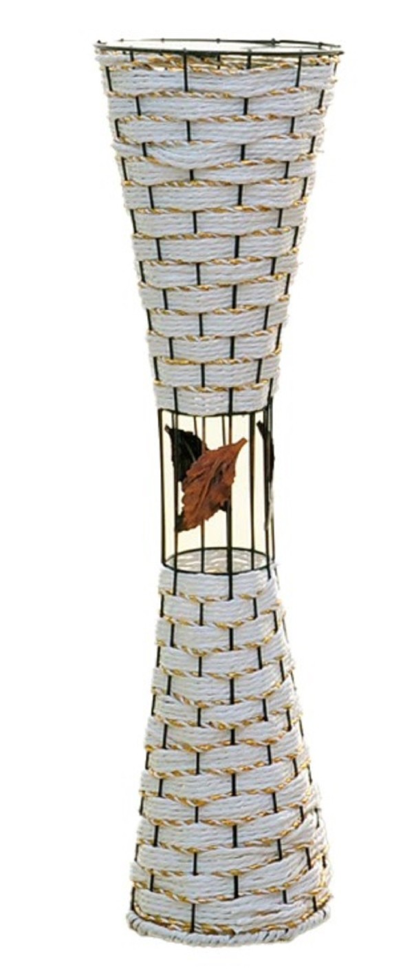 Vase 58 cm hvid