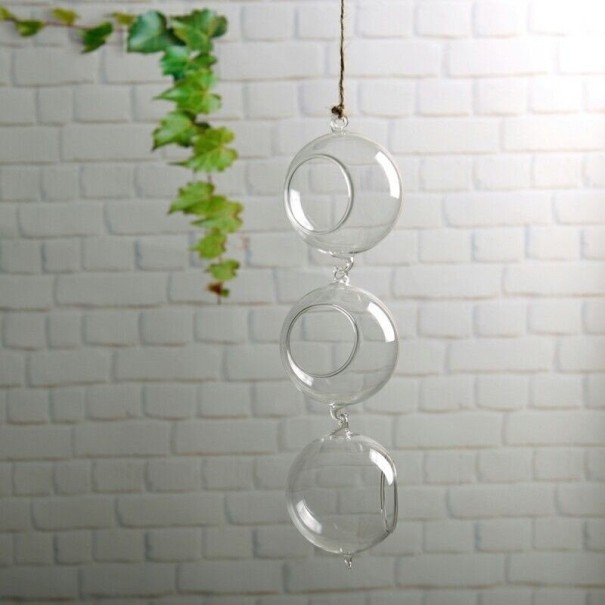 Vase suspendue en verre 2