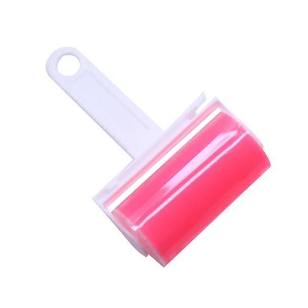 Vaskbar fnugrulle Hårfjerner Fnugrensebørste 17 x 10 x 5,7 cm Genanvendelig rosa