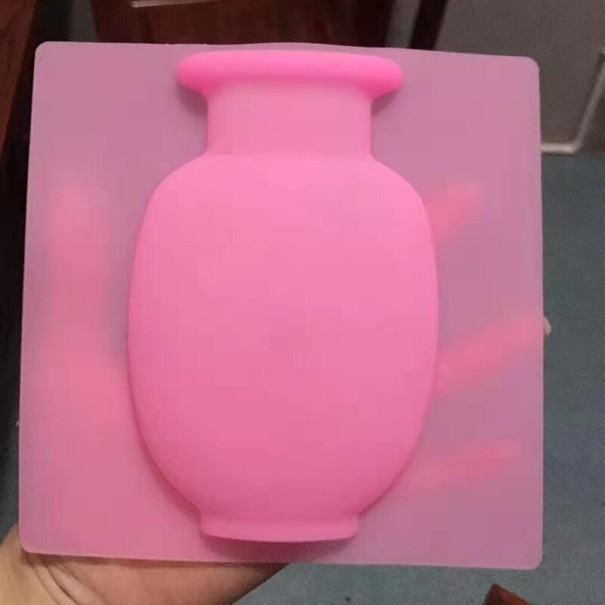 Vaso adesivo da parete rosa