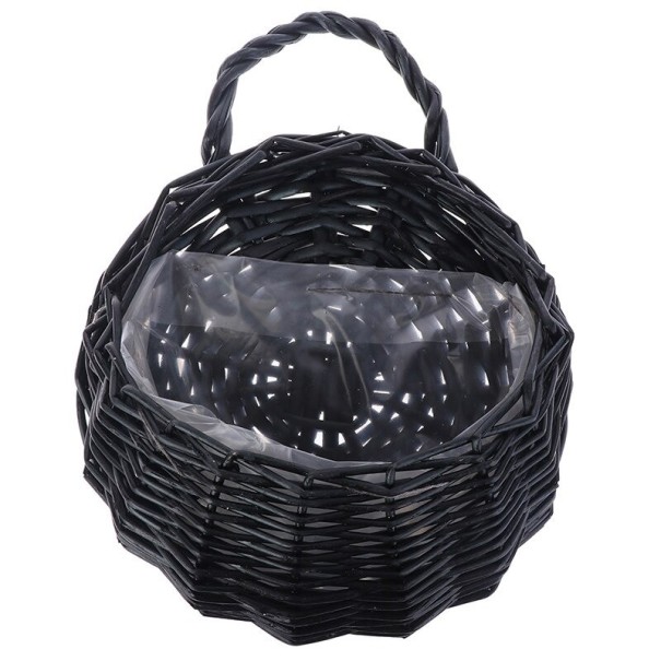 Vaso da fiori appeso in rattan 3