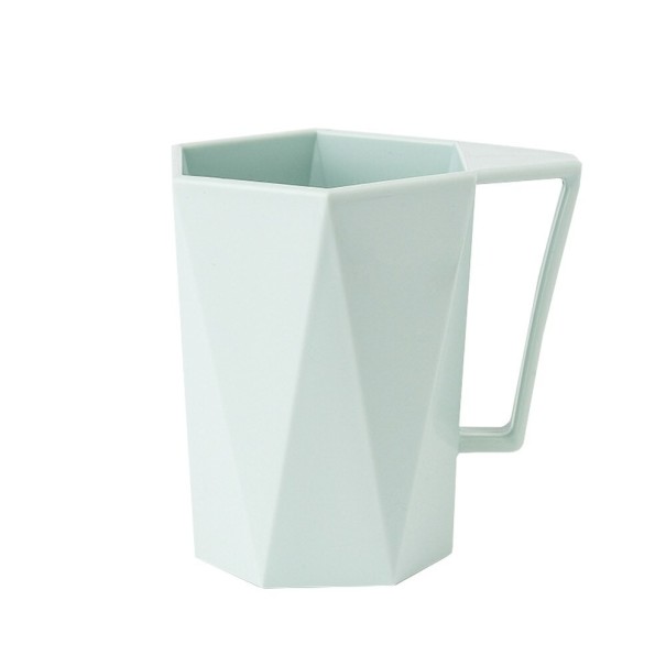Vaso de baño de plástico turquesa