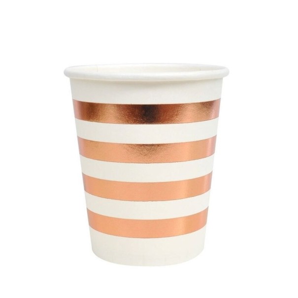 Vaso de papel 8 uds. 1