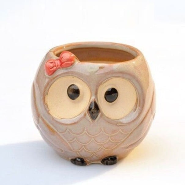 Vaso decorativo a forma di gufo 3