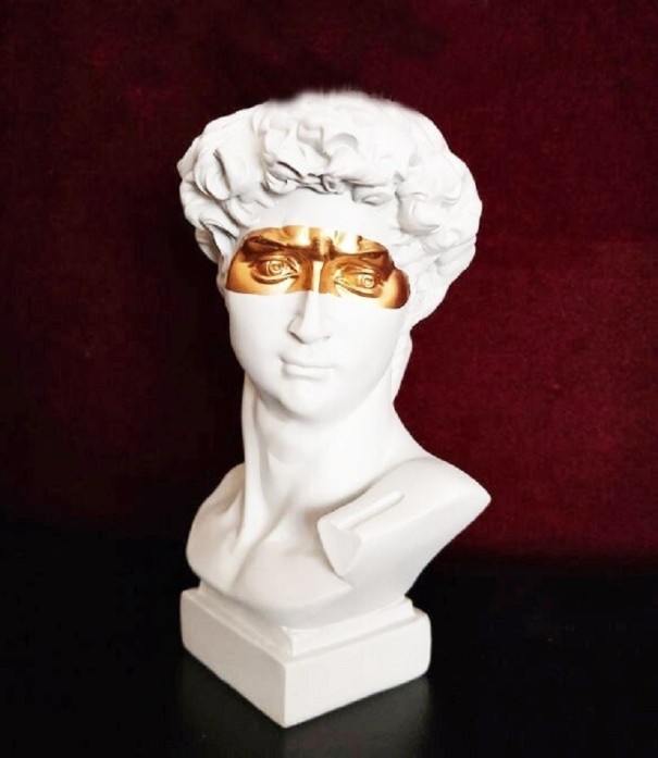 Vaso escultura branco