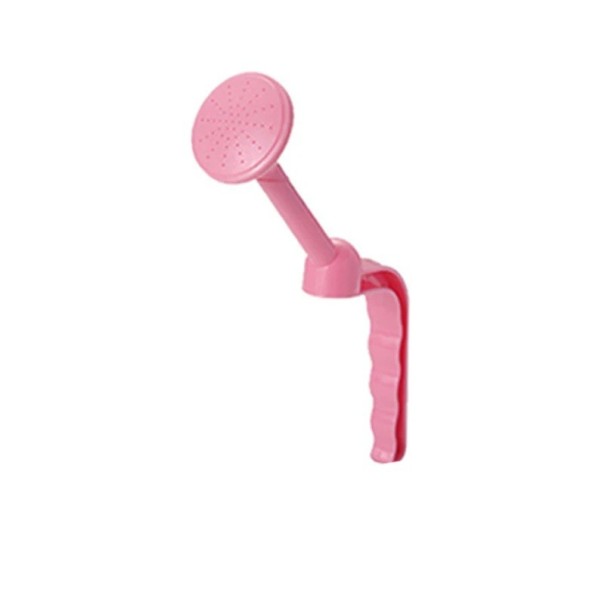 Vattenkannahuvud för PET-flaska, färgad, 1 st., vattenkanna med smal pip för bevattning av växter, 120 mm rosa