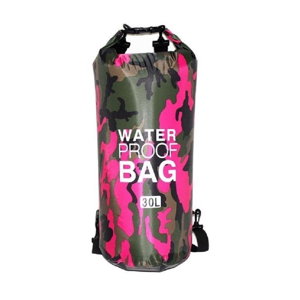 Vattentät påse 30 l rosa