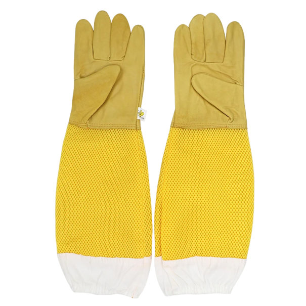 Včelařské rukavice Ochranné včelařské rukavice proti bodnutí M