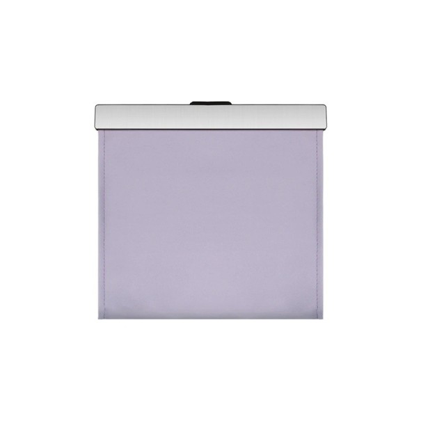 Vedenpitävä roskakori autoon 27 x 26 cm nahkainen roikkuva kassi LED-valolla magneettipidikkeellä vuotamaton istuintasku violetti