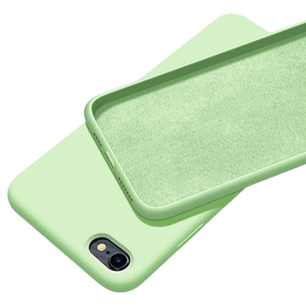 Védőtok iPhone 13-hoz világos zöld