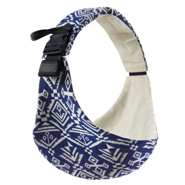 Veilige peuterdrager op de heup Over de schouder Verstelbare riem Ondersteuning voor rug en heup Comfortabel dragen van het kind blauw