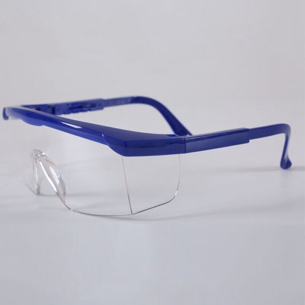 Veiligheidsbrillen voor op het werk blauw