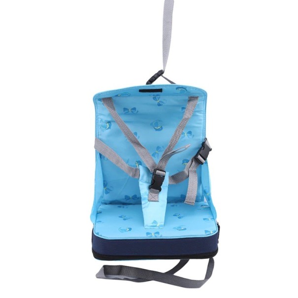 Veiligheidszitje op stoel blauw