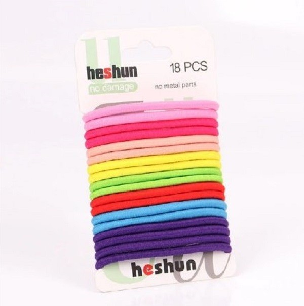 Vékony hajgumi készlet - 18 db 2