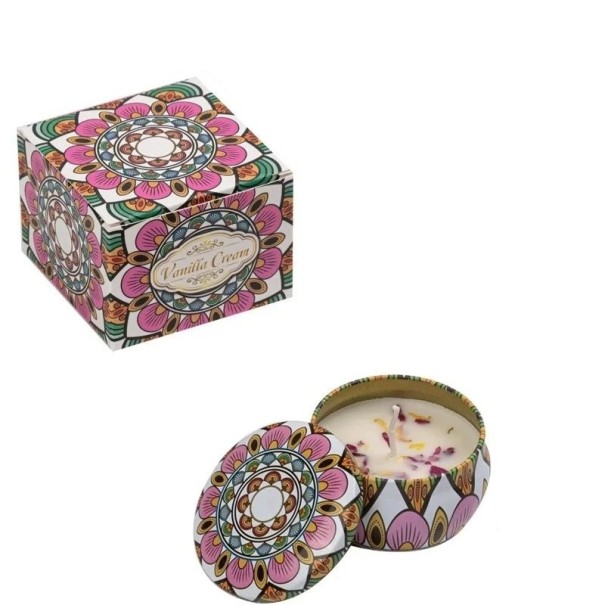 Vela aromática em vidro 6 × 4 cm Cera de soja Aroma floral baunilha Estilo vintage Feita à mão Decoração Presente Cerimónia de casamento Lar 1