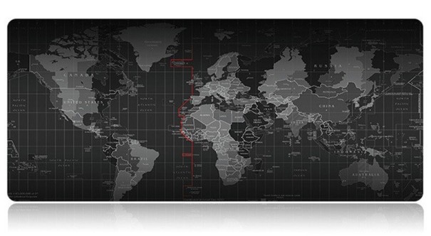 Veľká herný podložka pod myš - Mapa sveta