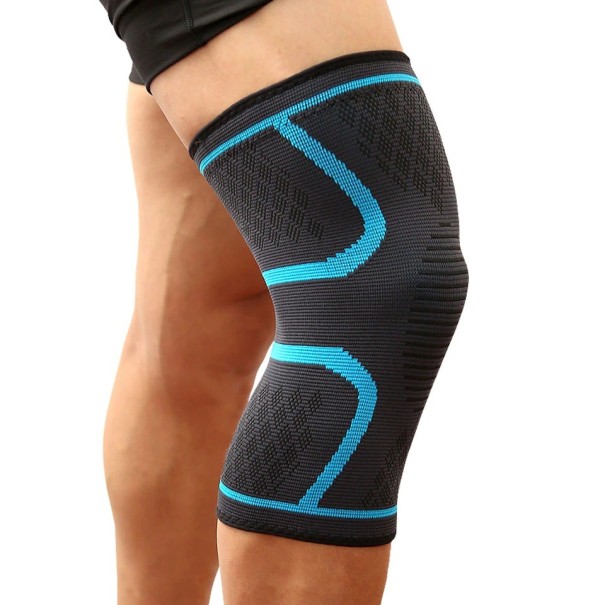 Vendaje de rodilla azul XL