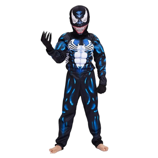 Venom Costume Boys Jelmez Cosplay Venom Venom Suit Karneváli Jelmez Halloween Maszk Szuperhős Jelmez 10