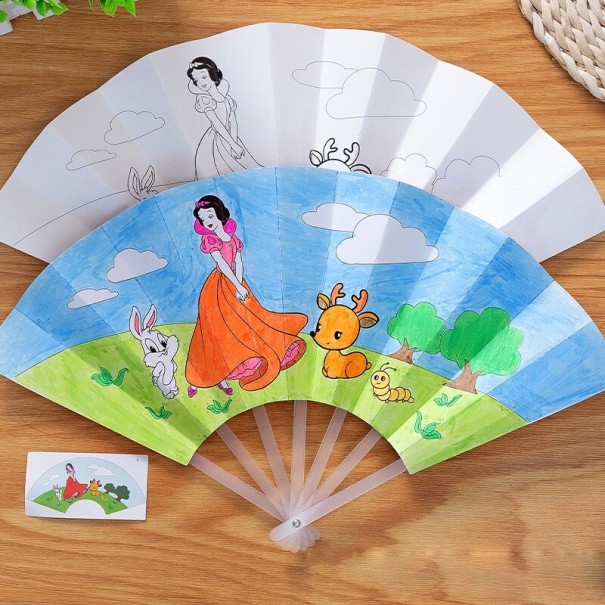 Ventaglio da colorare per bambini 9