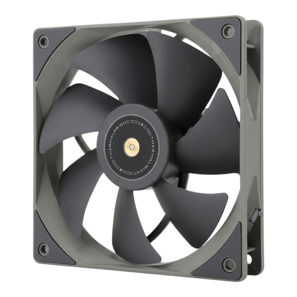 Ventilador gris TL-G12 120 x 120 x 25 mm con 7 aspas y conector de 4 pines 1500 rpm para refrigeración de la caja del ordenador 1