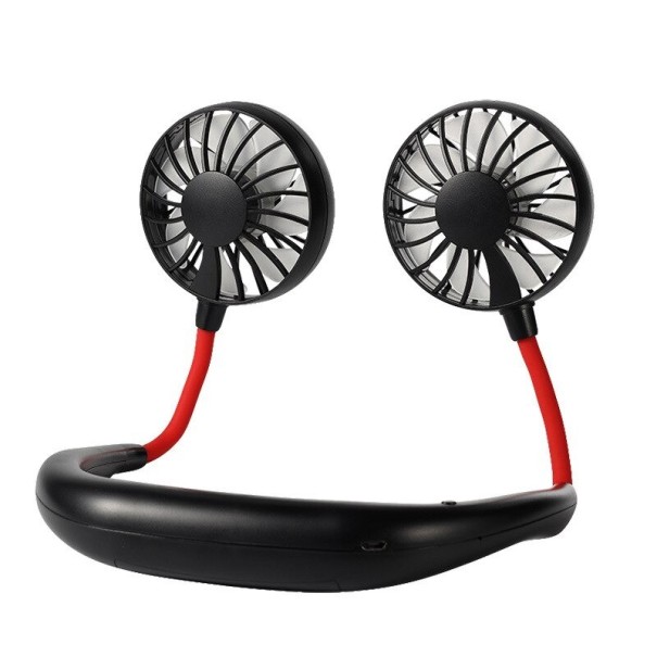 Ventilátor na krk čierna