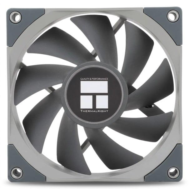 Ventilator TL-C9 92 x 92 x 25 mm med 4-pin PWM styring 2000 omdr./min og S-FDB leje 12 V 0,16 A grå til computerkabinet 1