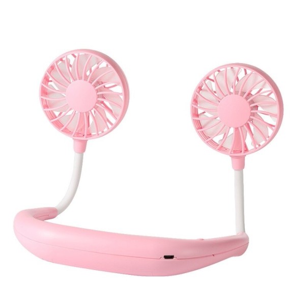 Ventilatore da collo rosa