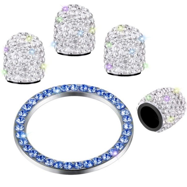 Venttiilikorkit ja koristekehys käynnistyspainikkeelle 5 kpl. 3