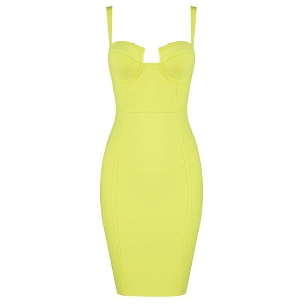 Verbandkleid gelb XS