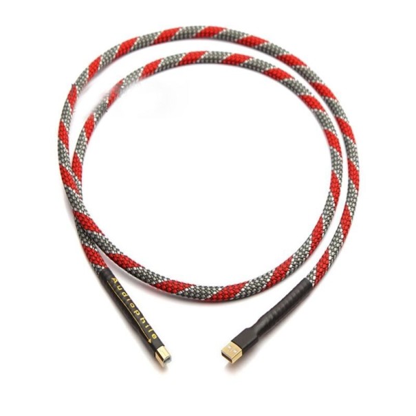 Verbindungskabel USB-A auf USB-B M/M K1048 rot 75 cm