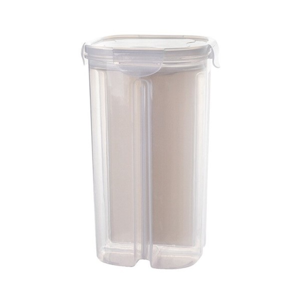 Verdeelde keukencontainer wit 3 l