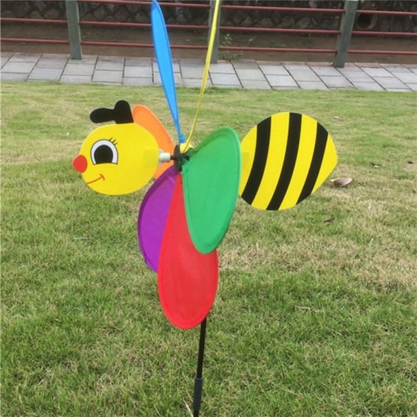 Véritable girouette de jardin en forme d'abeille 1