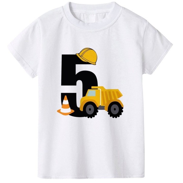 Verjaardagsshirt voor jongens 10 E