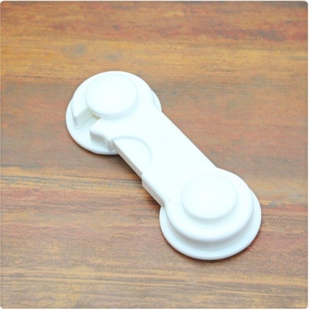 Verrou de sécurité pour armoires 5 pièces blanc
