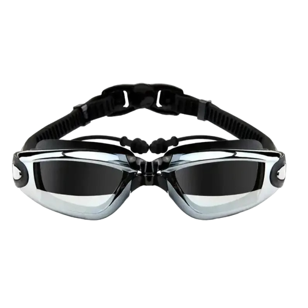 Verschreibungspflichtige Schwimmbrille – 2,0 Dioptrien, Wasserbrille mit Ohrstöpseln, verschreibungspflichtige Antibeschlag-Schwimmbrille 1