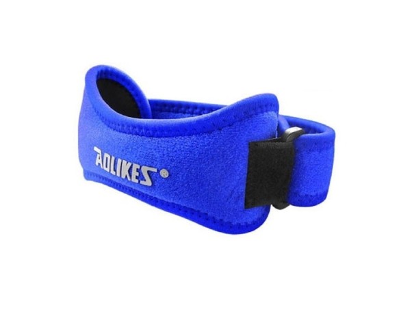 Verstelbare patellabrace blauw